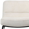 Stephen Cotton Blend Chenille Upholstered Occasional Chair, Cream