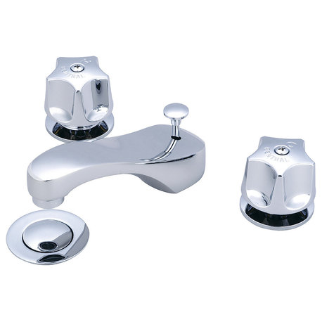 Central Brass Two Handle Widespread Bathroom Faucet