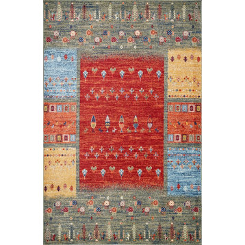 nuLOOM Olwen Contemporary Country & Floral Southwestern Area Rug, Multi, 5'x8'