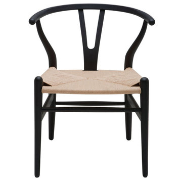 Nuevo Furniture Alban Dining Chair in Black