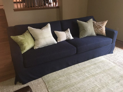 Need to tie up loose ends in eclectic/transitional living room