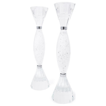 Sparkles Home Rhinestone Crystal-Filled Candlestick