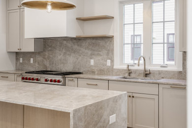 Inspiration for a modern kitchen remodel in Indianapolis