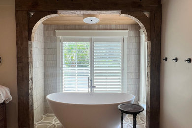 Inspiration for a bathroom remodel in Atlanta