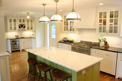 Inspiration for a traditional kitchen in Portland Maine.