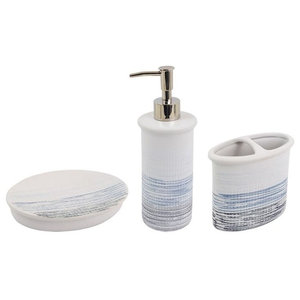 Kassatex Le Bain Large Canister Contemporary Bathroom