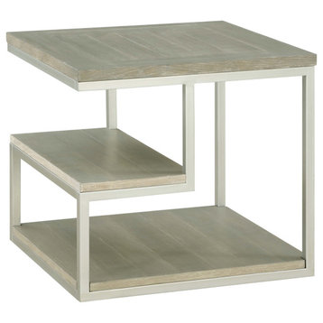 Lake Forest II End Table, Musk Gray/Natural