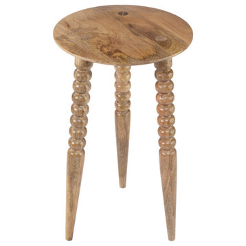 Fluornoy Wood Accent Table, Light Brown