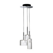 Modern Adjustable Crystal Bottle Shaped Kitchen Island Pendant Light