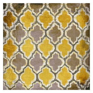 24 x 24 Gold Arrow Modele I Poster Print by Elizabeth Medley