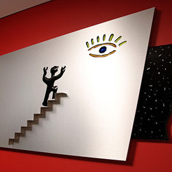 'Stairway' Created for Tucker Creative Foyer, Norwood, South Australia - Sculptures
