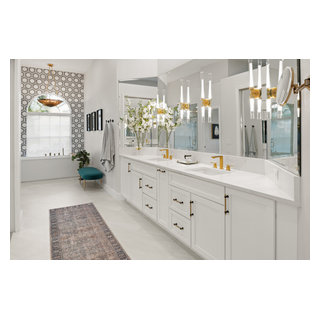 Classic Master Bath - Modern - Bathroom - Tampa - by Larissa Hicks- S&W ...