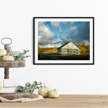 Aging Barn in the Morning Sun Rustic Farmhouse Style Wall Art Prints