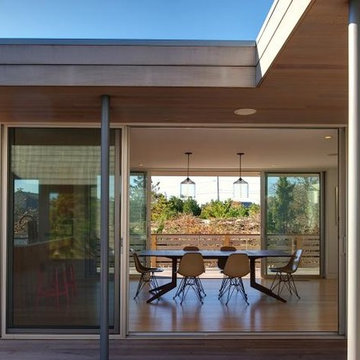 Bell Jar Pendants in Hamptons Home in Remodelista's, "The Architect is In"