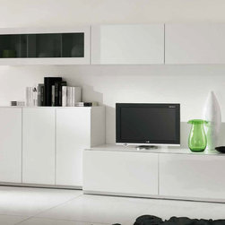 Modern Wall Unit Kubo 12 by Artigian Mobili Italy - $3,259.00 - Entertainment Centers And Tv Stands