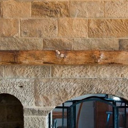 Authentic Reclaimed Antique Wood Mantle Shelf - Fireplace Mantels