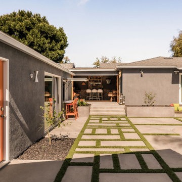 Tropical Modernism - ADU, Backyard remodel and an Addition in Burbank