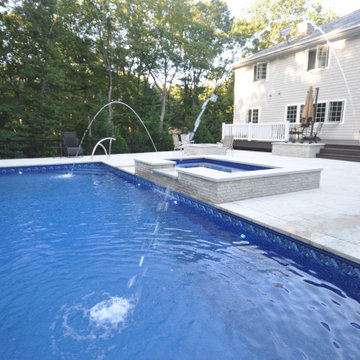 Backyard designed and built by Gappsi in Lloyd Harbor NY 11743