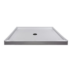 Jacuzzi&reg; Catalina&reg; Center-Drain Shower Base - Shower Pans And Bases