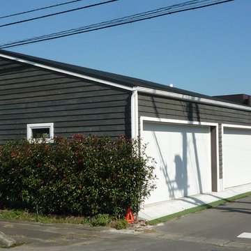 茨城県　S様片流れ屋根のガレージ
