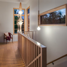 upstairs