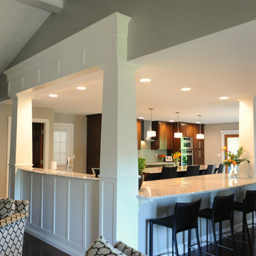 Expanded Transitional Kitchen