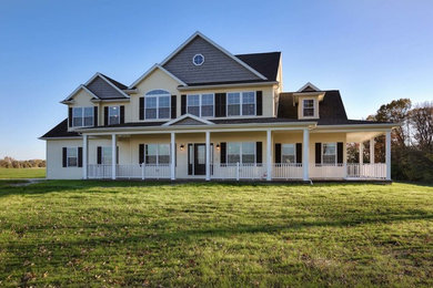 Transitional exterior home idea in Other