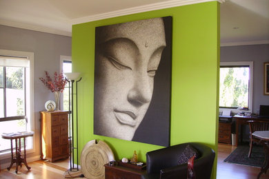 This is an example of an asian living room in Sydney.