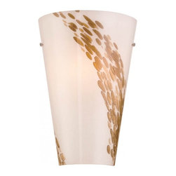Forecast Lighting Piave 1 Light Sconce in Matte White color - Lighting