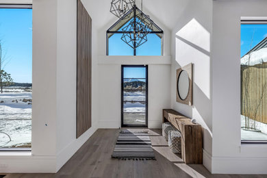 Minimalist entryway photo in Denver