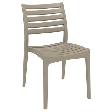 Compamia Ares Outdoor Dining Chairs, Set of 2, Taupe
