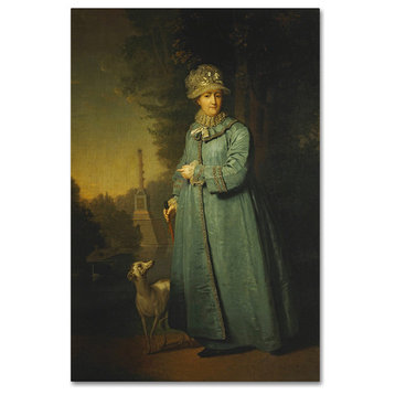 Vladimir Borovikovsky 'Portrait Of Catherine II' Canvas Art, 47 x 30