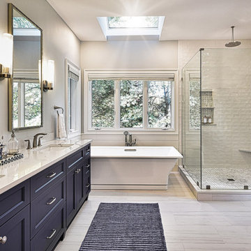 Pewaukee Master Bath Makeover: From 90s to Modern Luxury
