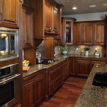 Door style: Waterford | Species: Cherry | Finish: Truffle