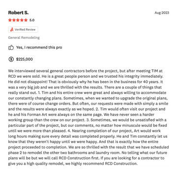 Five Star Ratings For Over 42 Years!