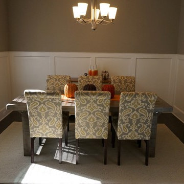 Rustic Slate Gray- The Clayton Rustic Farm Dining Table