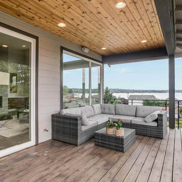 Kennydale Contemporary with Lake View V | Outdoor Living