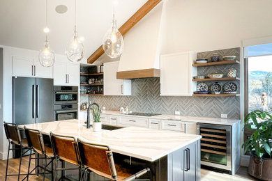 Inspiration for a transitional kitchen remodel in Denver