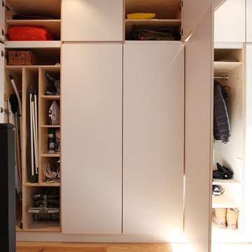 Entrée avec rangements sur mesure