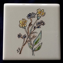 Wild Flower Tiles - Tile