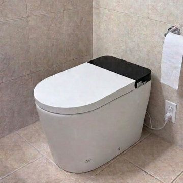 Modern Master Bath Sanctuary | CASTA DIVA Smart Toilet Upgrade