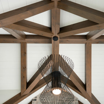 Timber frame - St-Donat