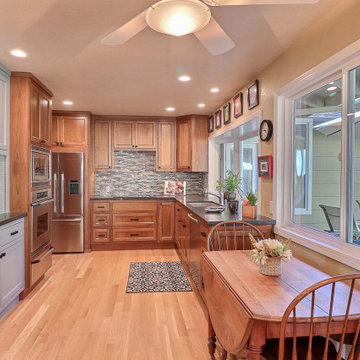 Two-Toned Walnut Kitchen
