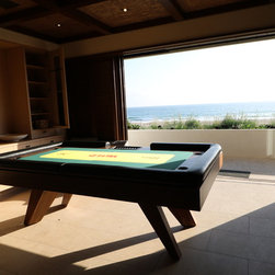 Custom Billiards Table with Poker Conversion Top - Game Tables
