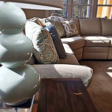 No-fuss Neutrals: Family room design project