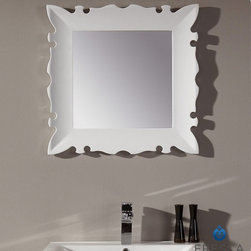 Fresca Platinum Versalles 24" Bathroom Mirror - White Gloss FPMR7512WH - Bathroom Mirrors