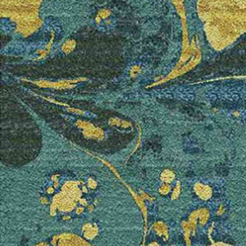Banshee Hand Tufted Runner in Teal & Olive by Surya -$529.98