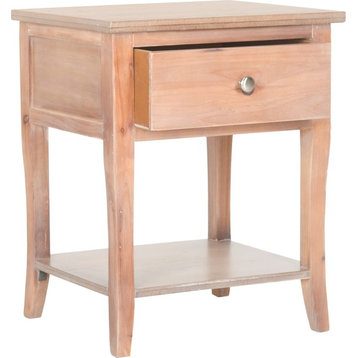 Coby End Table, Honey Natural