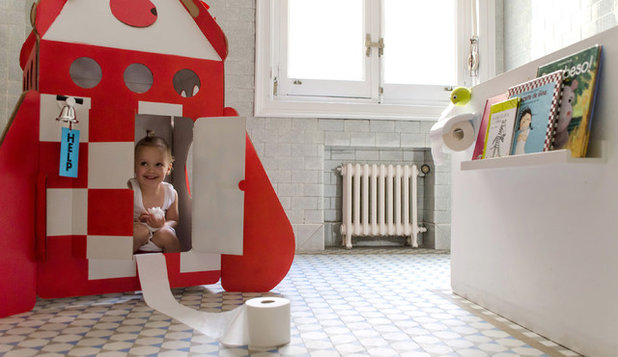 20 salles de bains ludiques aménagées pour les enfants Coloree de désign salle bains