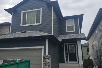 Elegant exterior home photo in Calgary